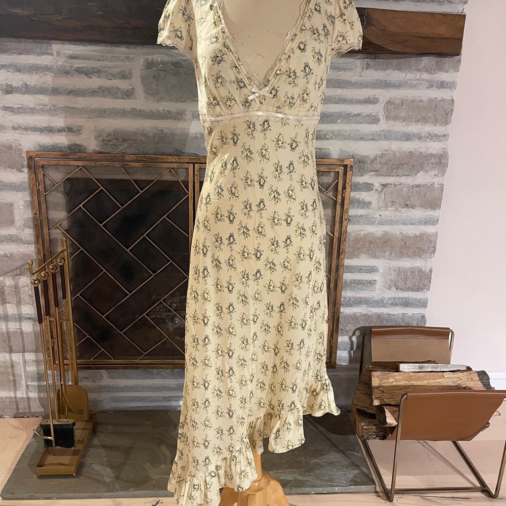 Floral Cream Dress